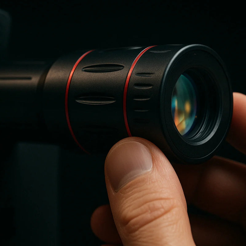 Adjust the focus for sharp zoom