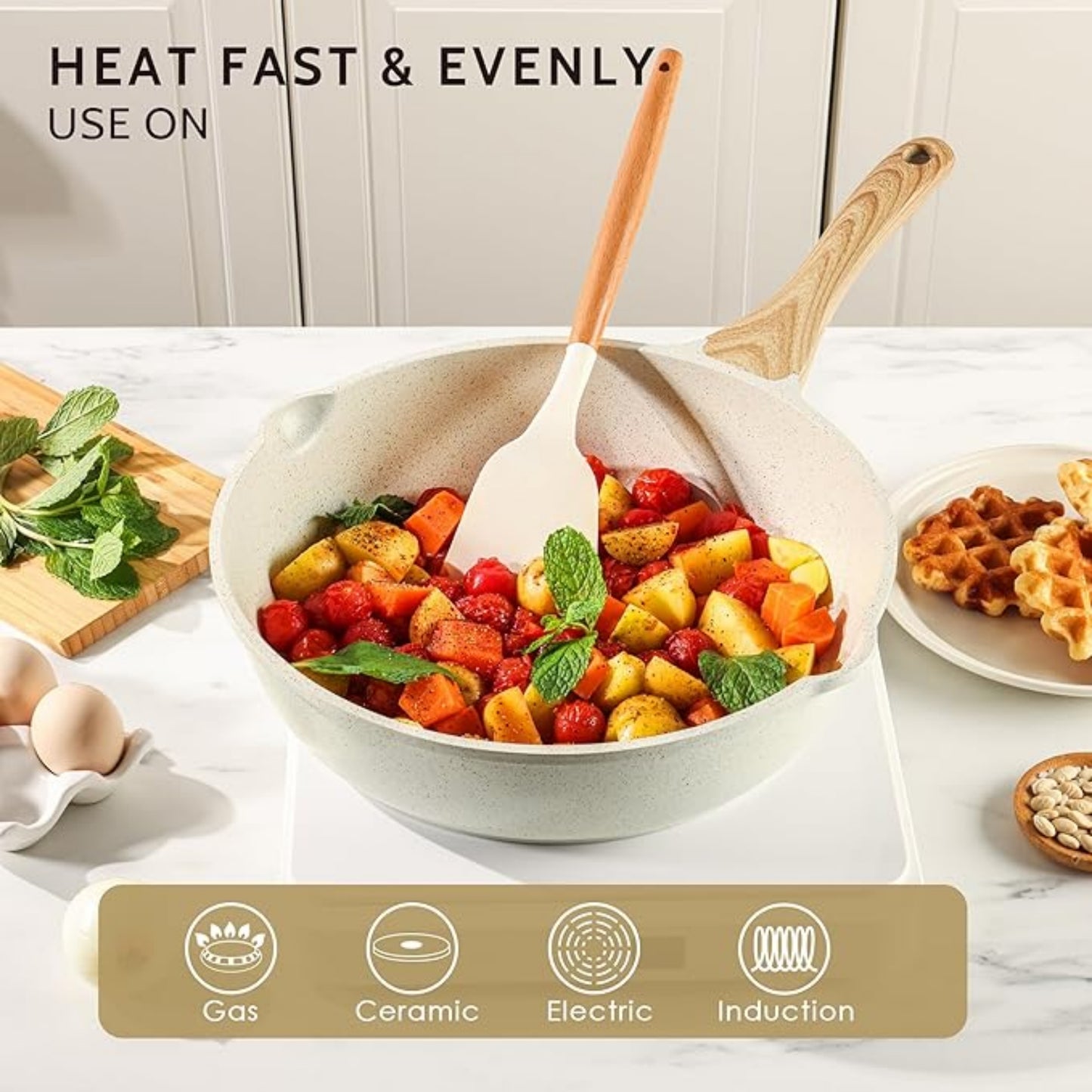 The EcoStone™ Non-Stick Sauté Pan