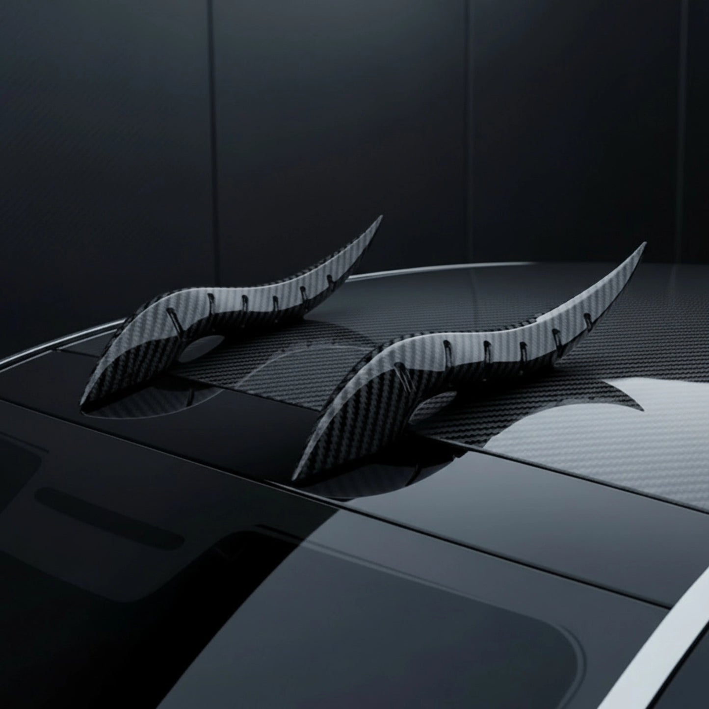 Dragon Horns Roof Decorations (2 pcs)