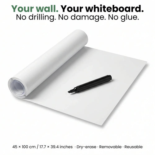 Wipe - The Peel & Stick Whiteboard.