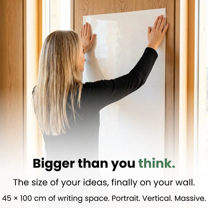 Wipe - The Peel & Stick Whiteboard.