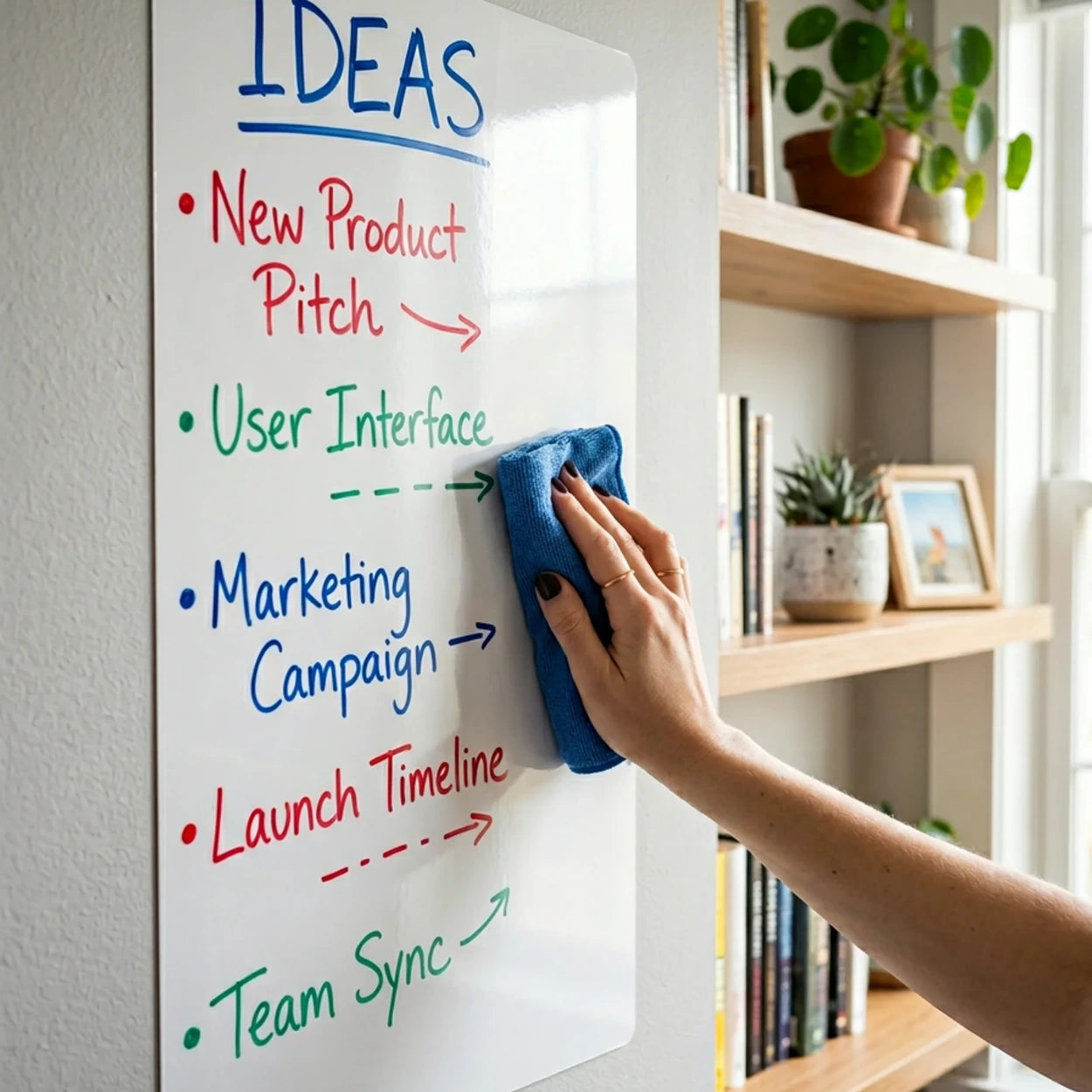 Wipe - The Peel & Stick Whiteboard.