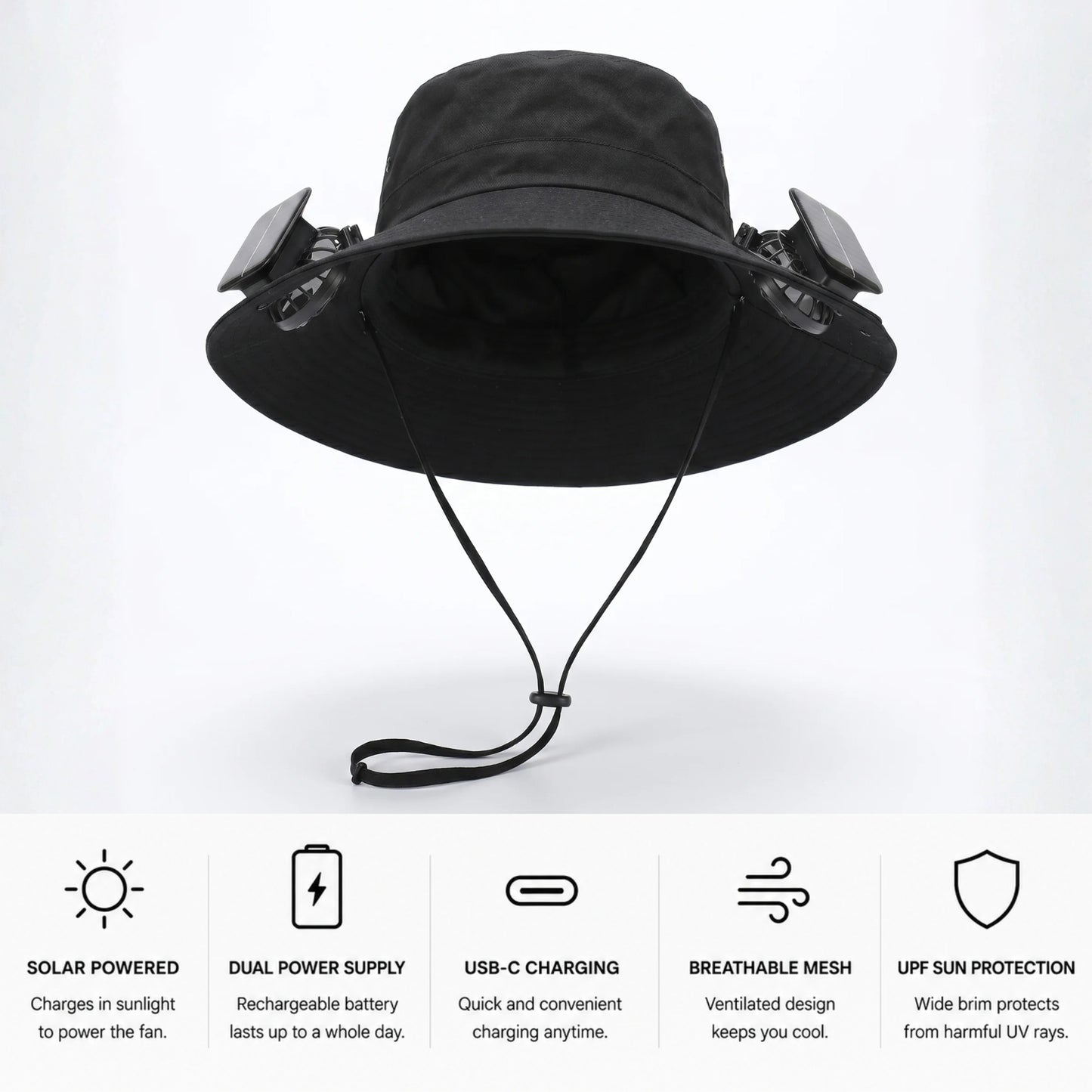 Falcons™ Solar FanHat