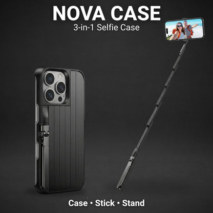 NOVA 3-in-1 Selfie Stick iPhone Case