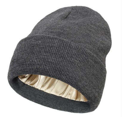 Satin-Lined Beanie
