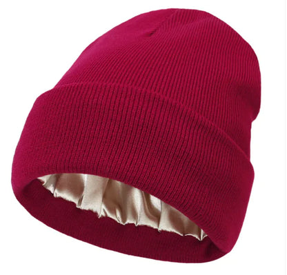 Satin-Lined Beanie
