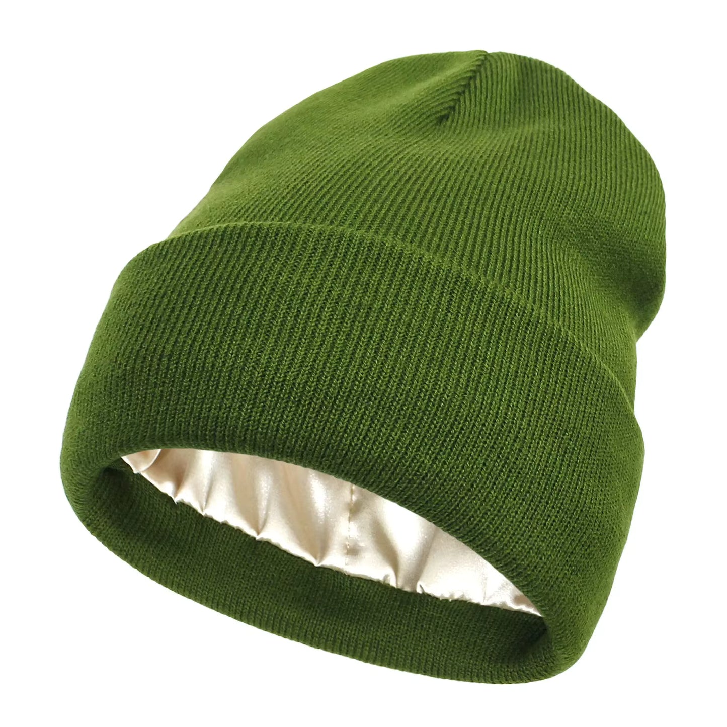 Satin-Lined Beanie