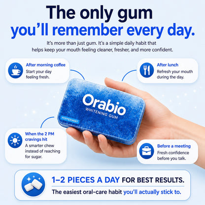 Orabio Whitening Gum