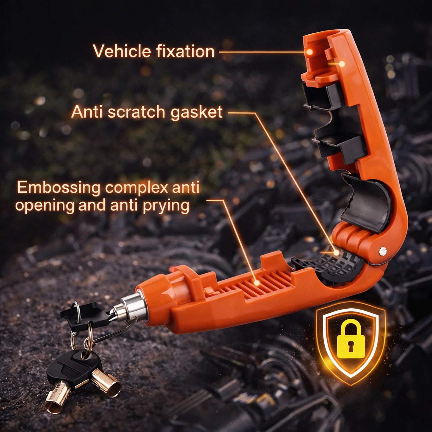 BrakeGuard Metal Grip Lock