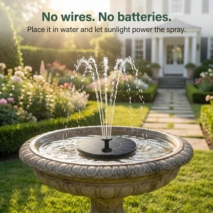 Falcons™ Solar Water Fountain