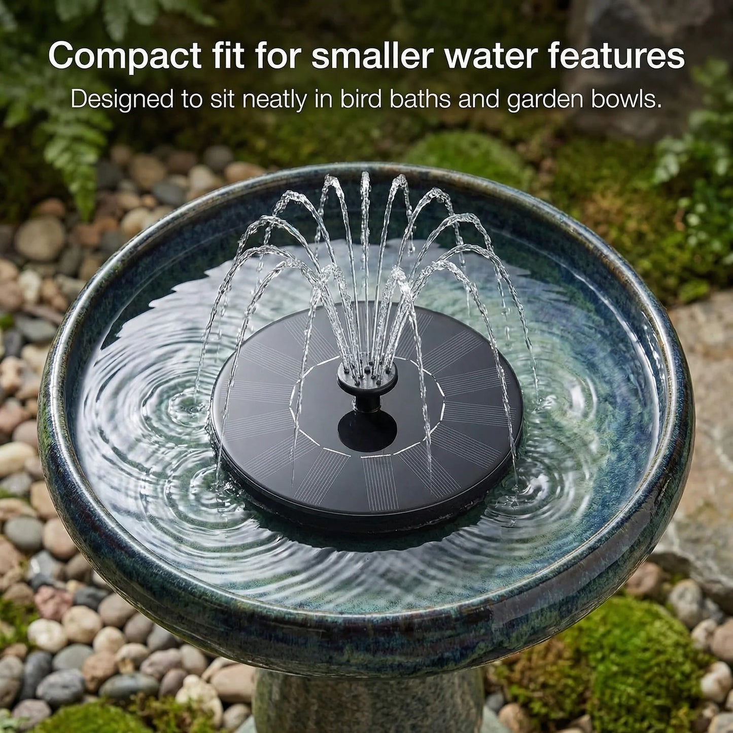 Falcons™ Solar Water Fountain