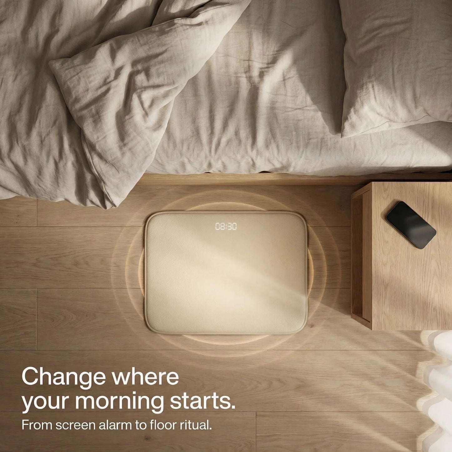 NoxMat - Pressure Sensitive Floor Alarm Clock