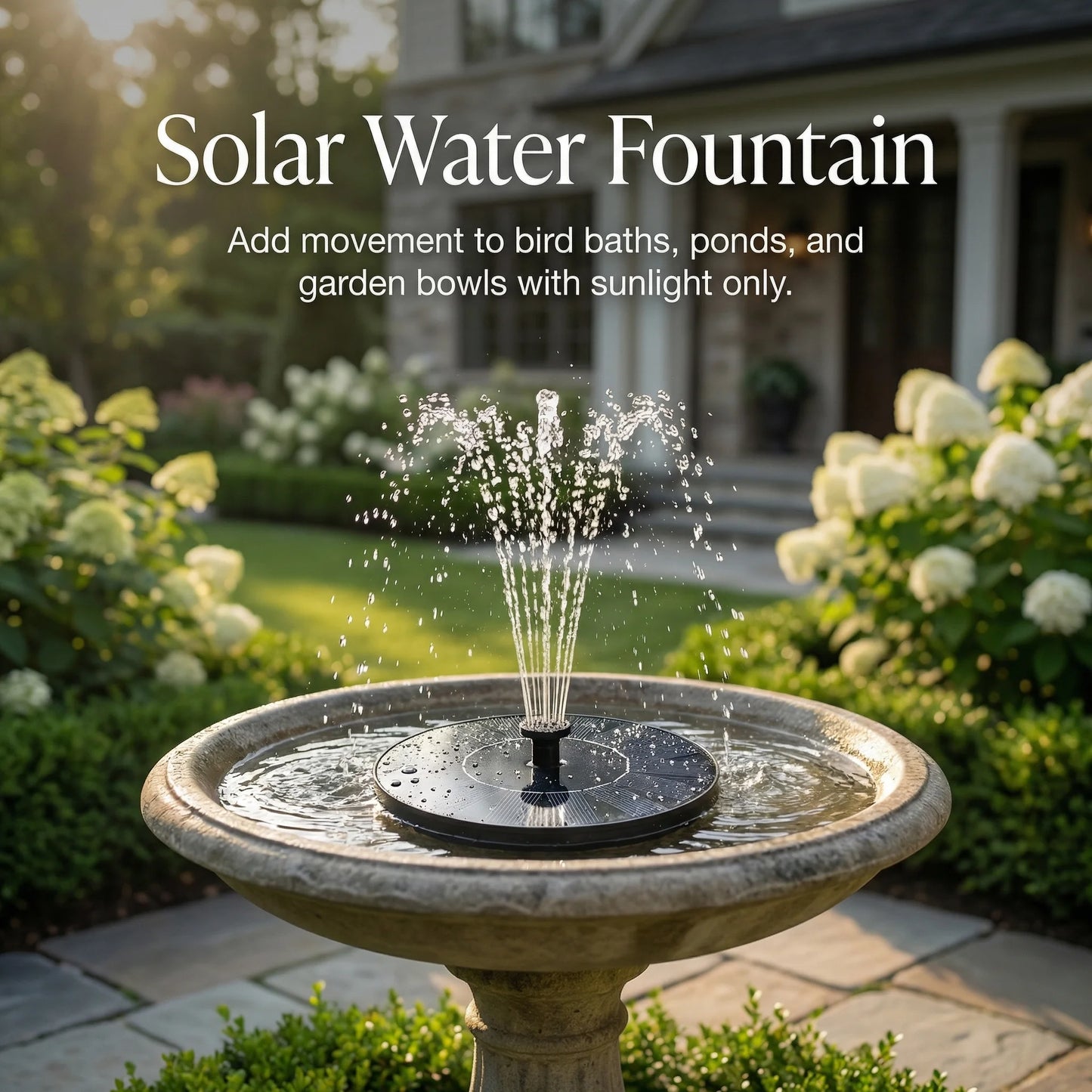 Falcons™ Solar Water Fountain