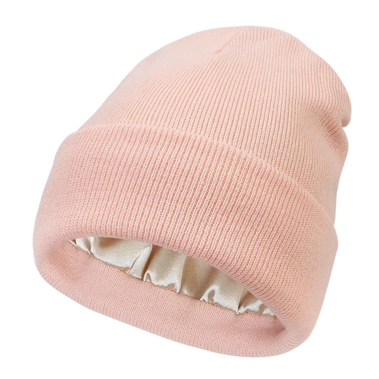 Satin-Lined Beanie
