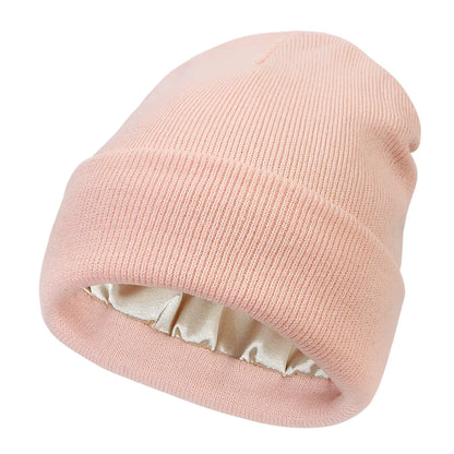 Satin-Lined Beanie