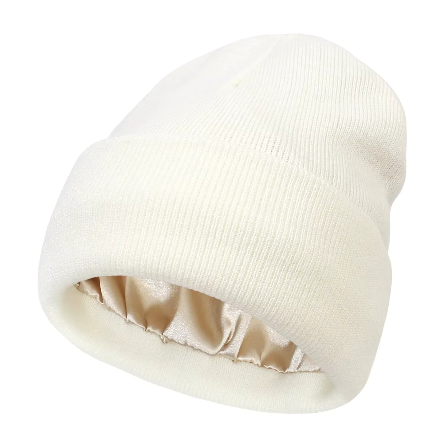 Satin-Lined Beanie